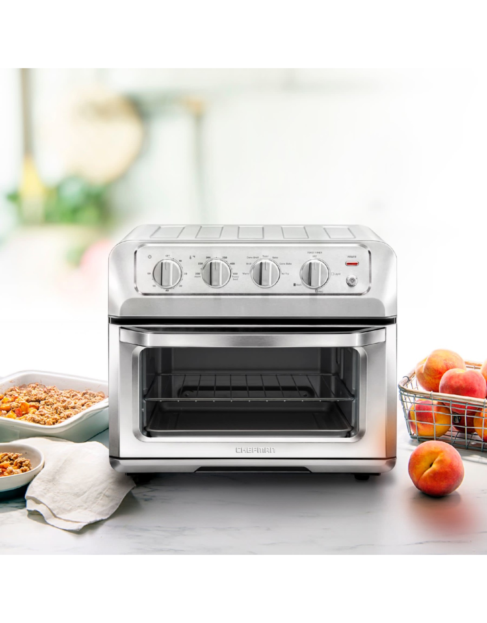 RJ50-SS-M20 CHEFMAN - Toast-Air® 6-Slice Convection Toaster Oven +