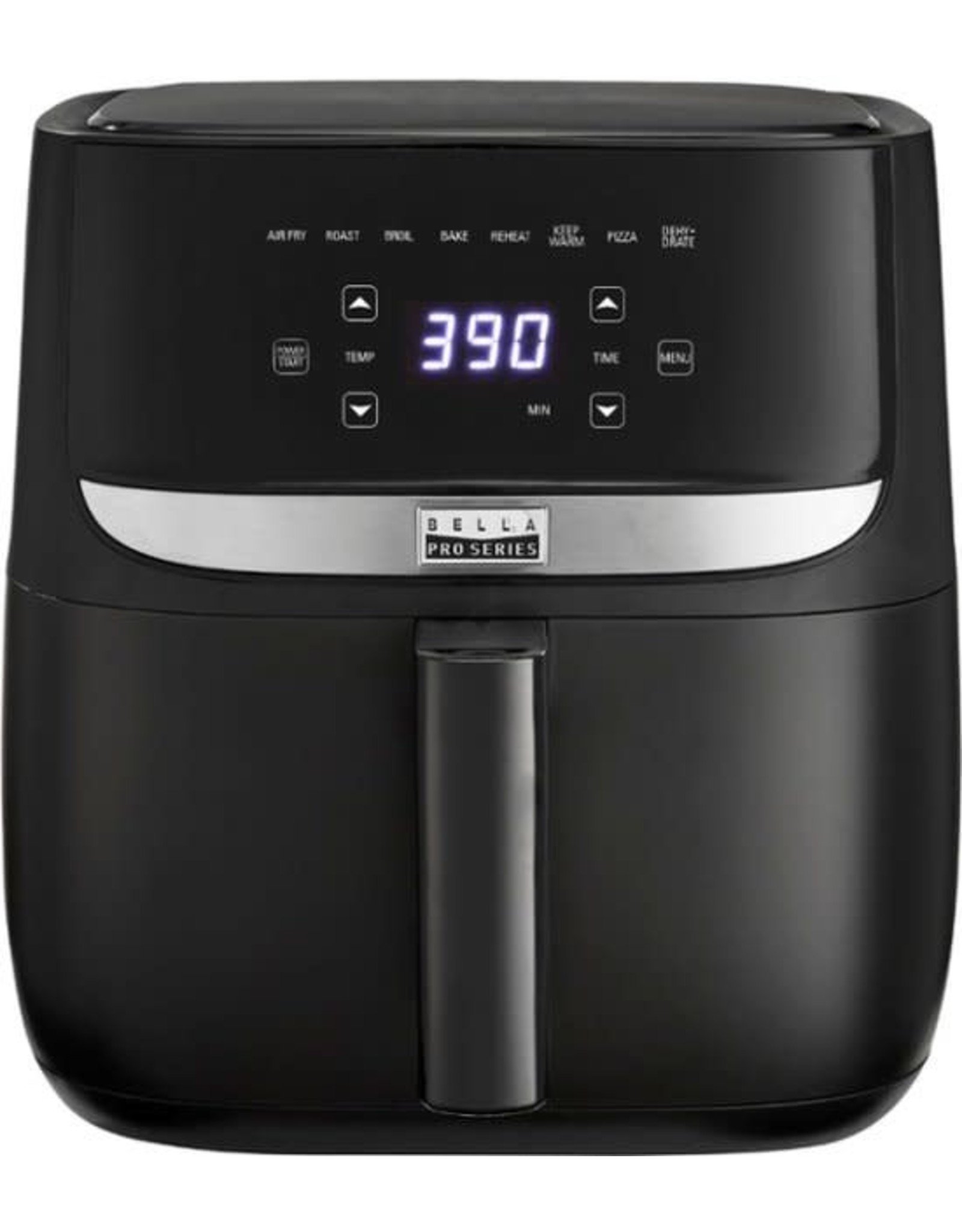 90109 Bella Pro Series - 6-qt. Touchscreen Air Fryer - Black Matte - Black  Friday