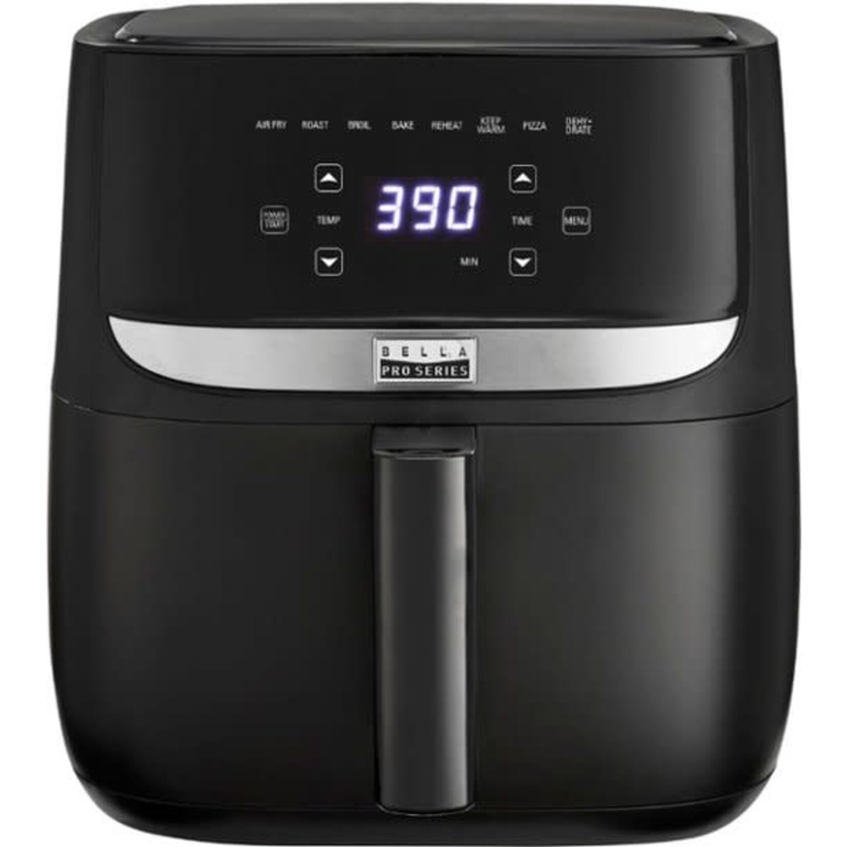 Bella Pro Series #90109 Bella Pro Series - 6-qt. Touchscreen Air Fryer - Black Matte