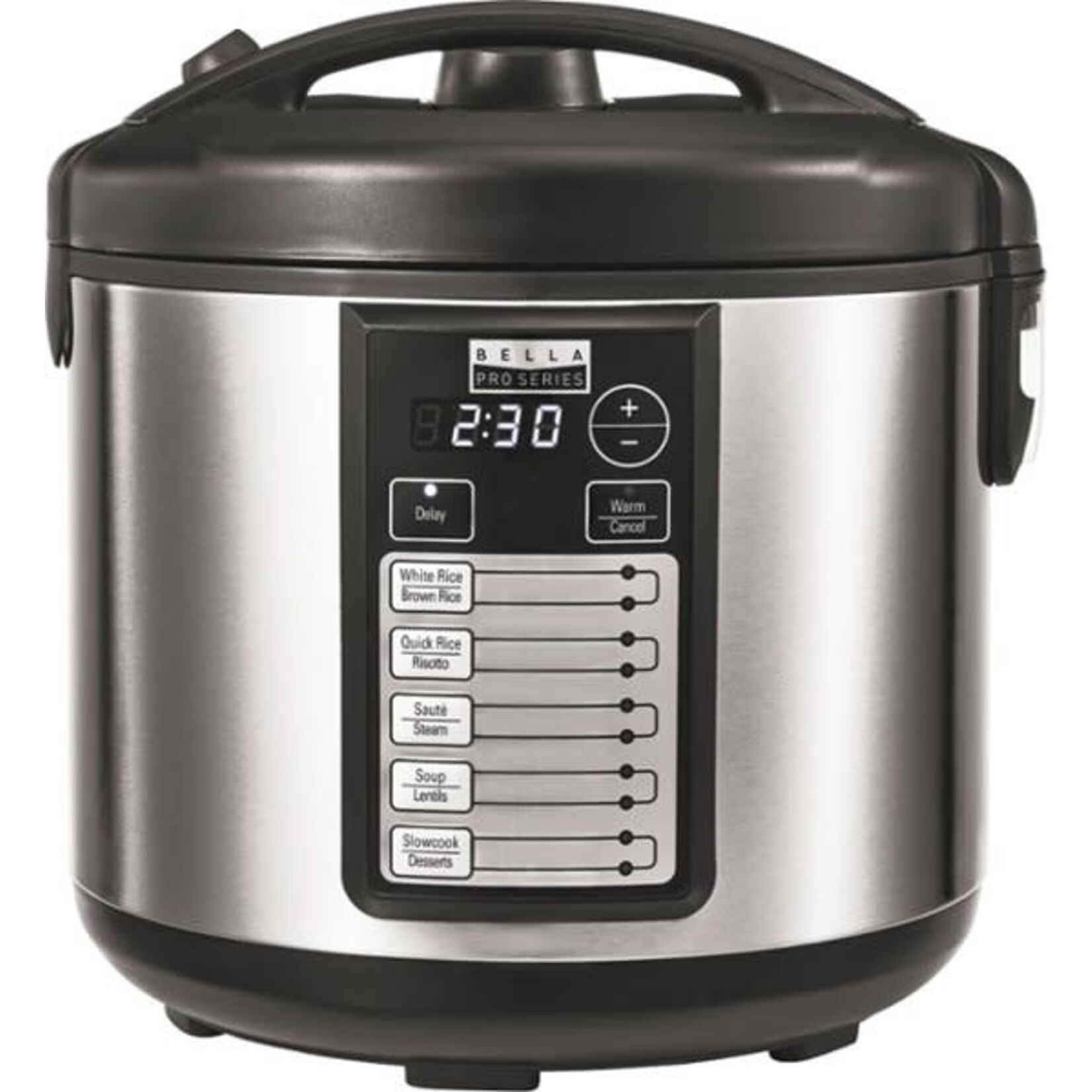 Bella Pro Series 90092  Bella Pro Series - Pro Series 20-Cup Rice Cooker - Stainless Steel
