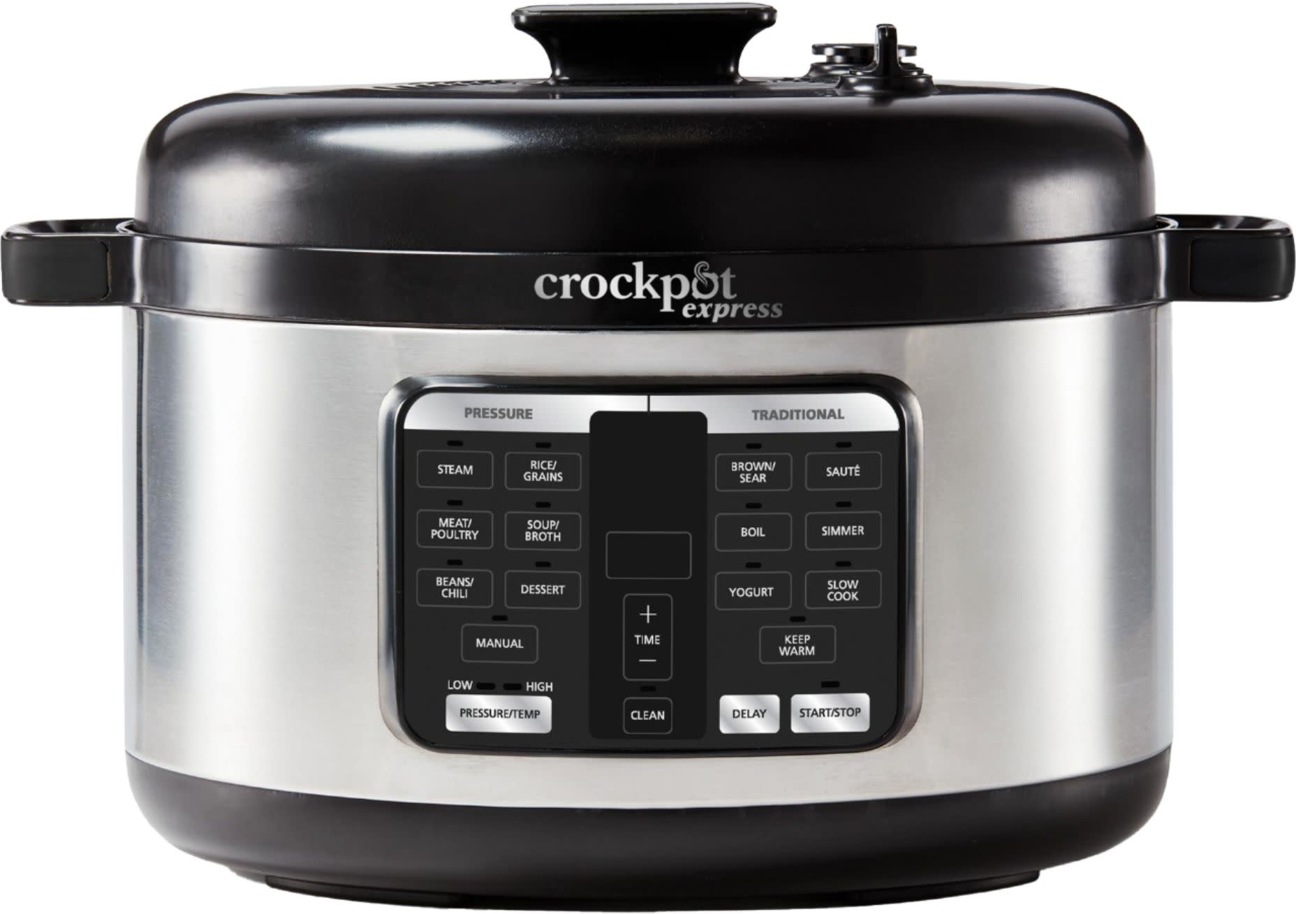 2109296 Crock-Pot - Crock Pot Express 6-Qt Oval Max Pressure Cooker -  Stainless Steel - Black Friday