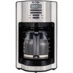2121121 Mr. Coffee - 12-Cup Coffee Maker with Rapid Brew System - Stainless Steel
