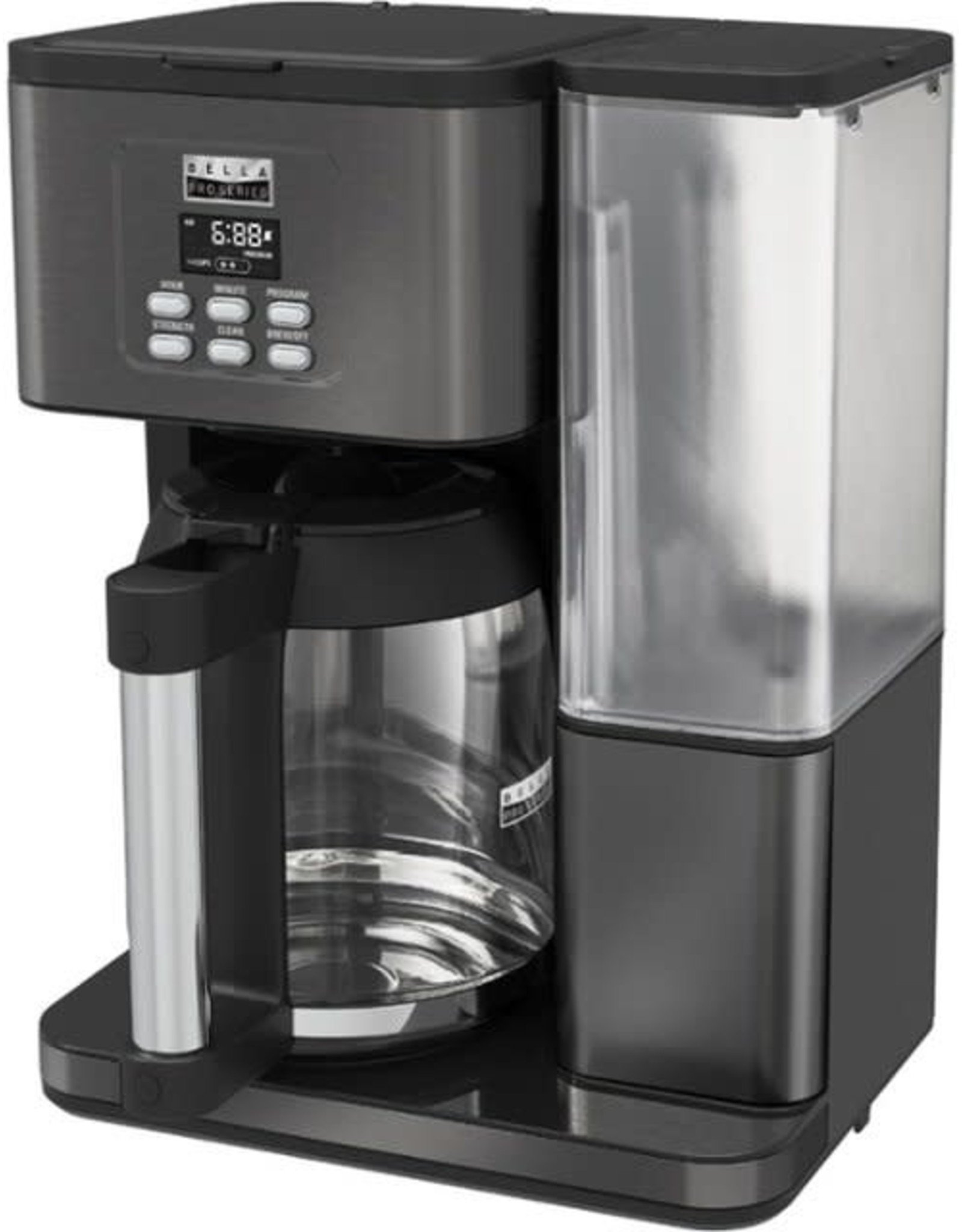 6-Cup Coffee Maker, Black/Stainless Steel