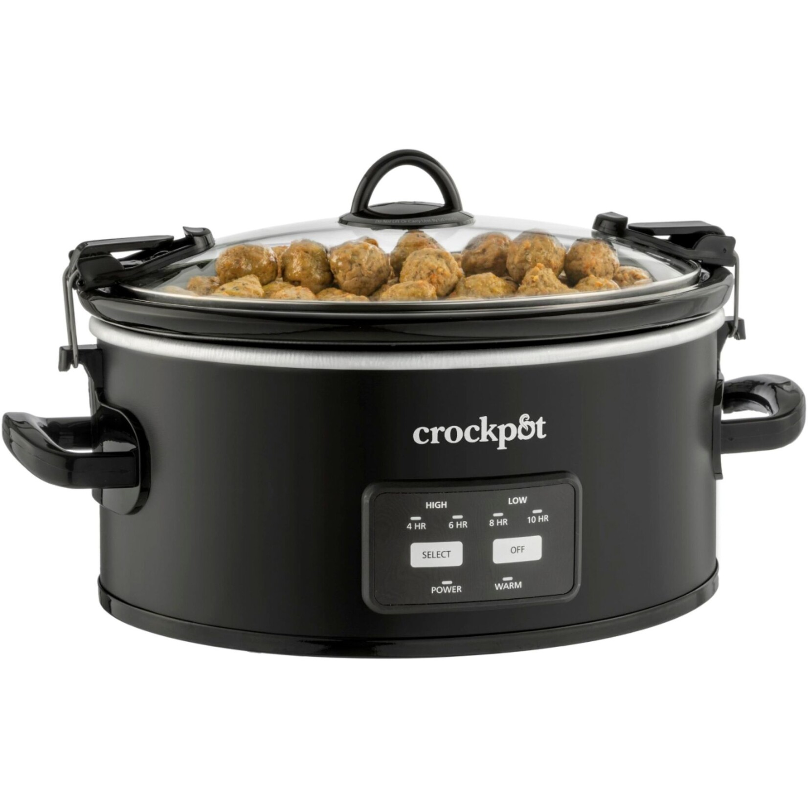 Crock-Pot® Crock-Pot - Cook & Carry Programmable 6-Quart Slow Cooker - Matte Black
