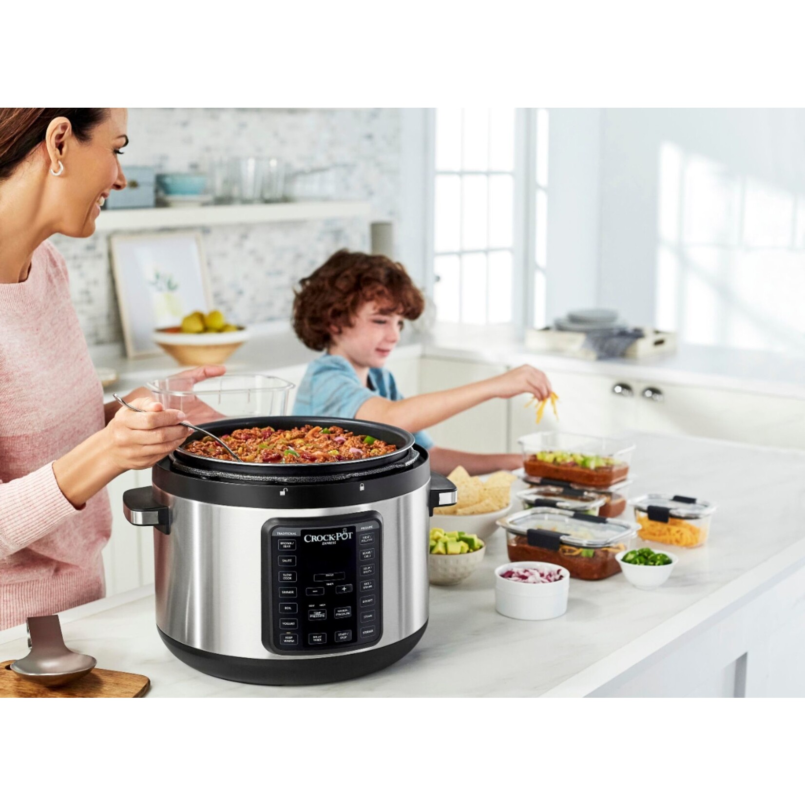 Crock Pot 10qt Digital Multi Cooker Stainless Steel Black Friday
