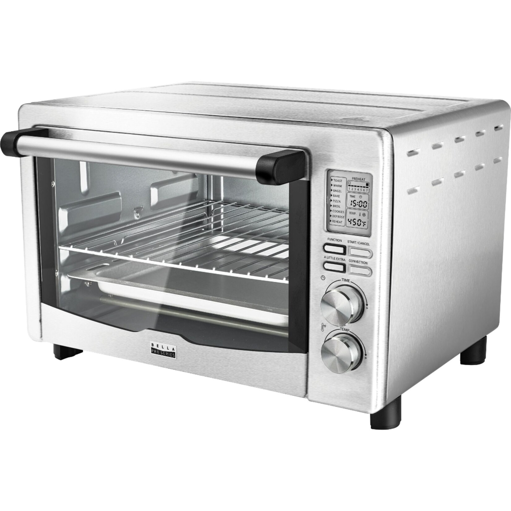 Bella Pro Series #90077 Bella Pro Series - Pro Series 6-Slice Toaster Oven - Stainless Steel