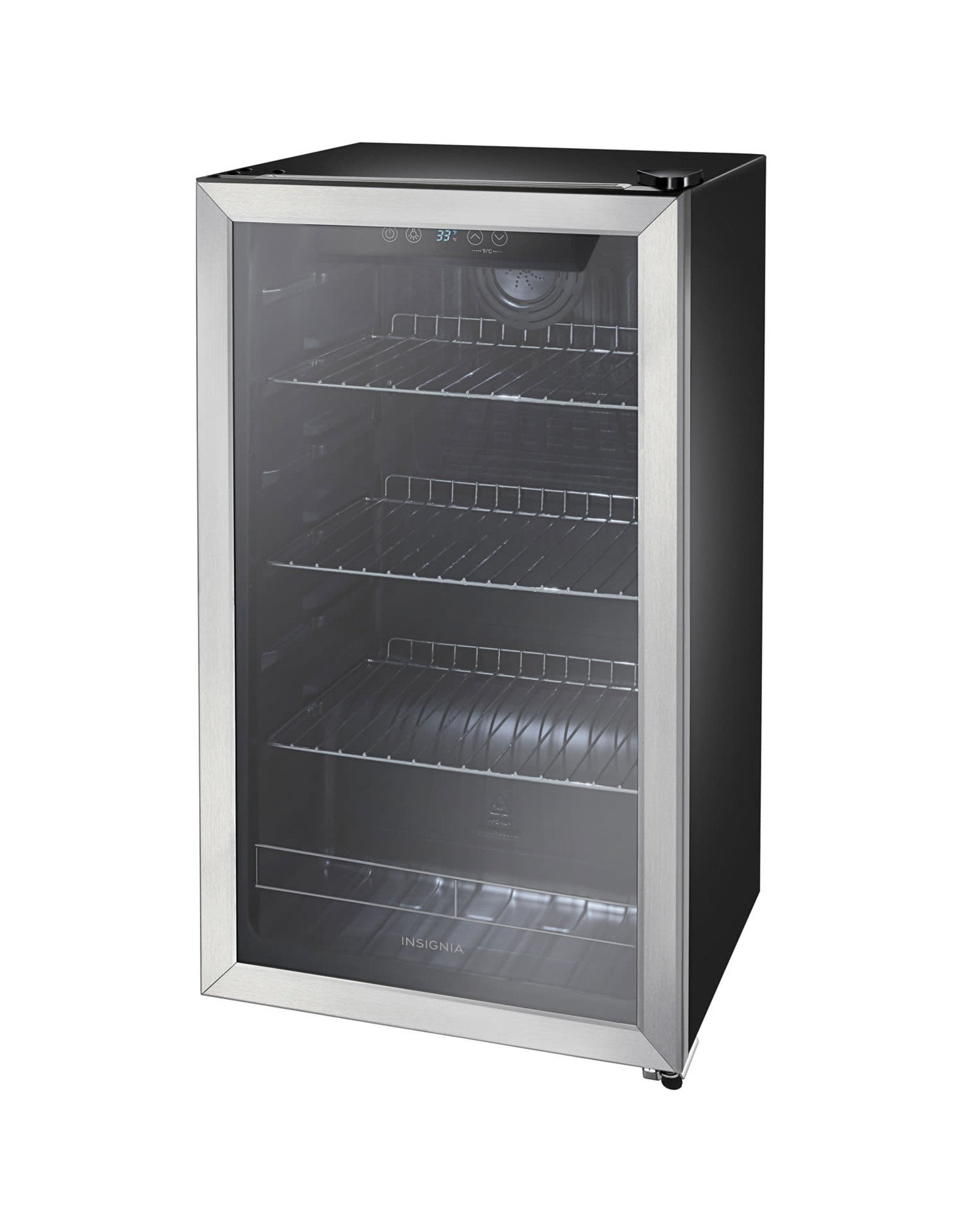 Insignia™ NS-BC115SS9 Insignia™ - 115-Can Beverage Cooler - Stainless steel