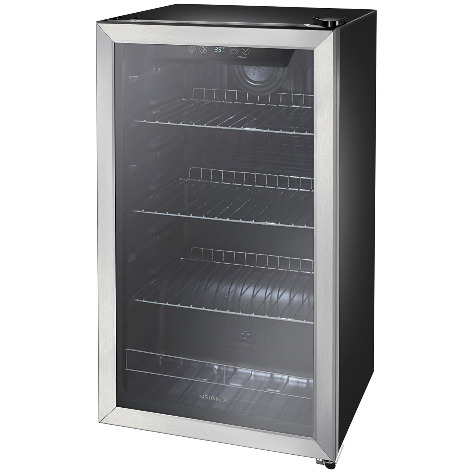 Insignia™ NS-BC115SS9 Insignia™ - 115-Can Beverage Cooler - Stainless steel
