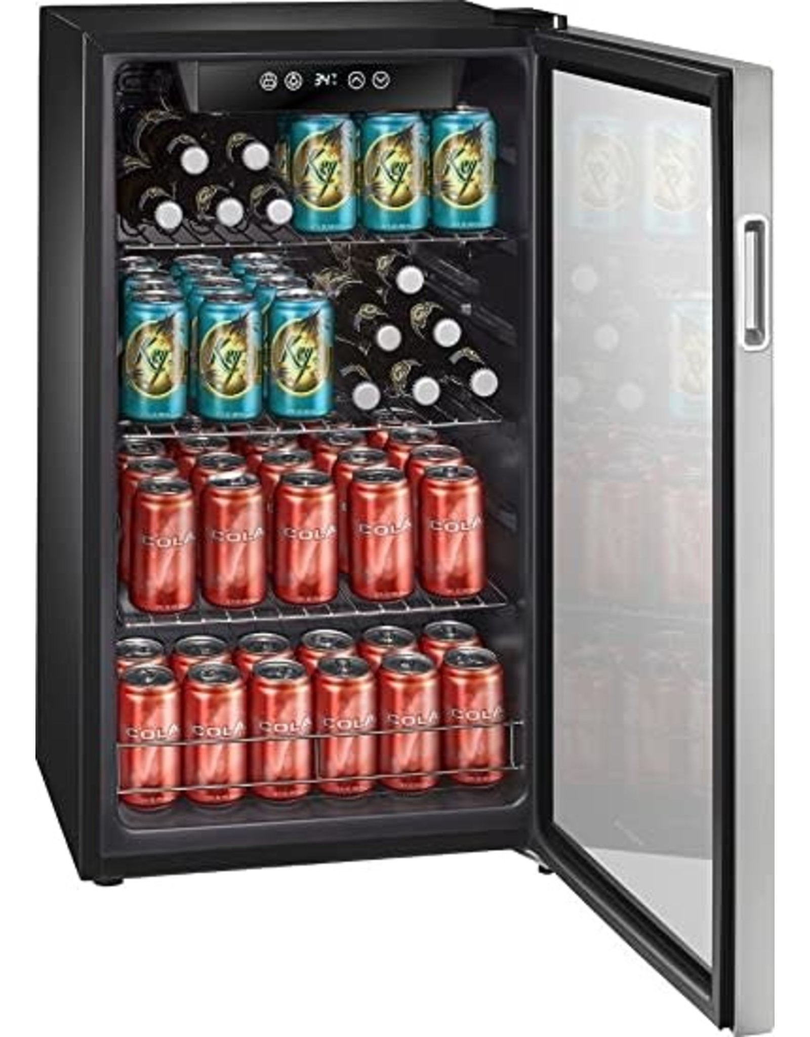 Insignia™ NS-BC115SS9 Insignia™ - 115-Can Beverage Cooler - Stainless steel