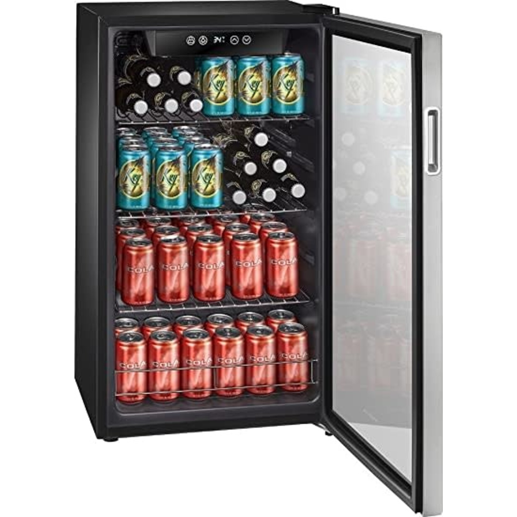 Insignia™ NS-BC115SS9 Insignia™ - 115-Can Beverage Cooler - Stainless steel