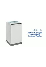 Insignia™ NS-TWM16WH9 Insignia™ - 1.6 Cu. Ft. Top Load Portable Washer with Casters - White
