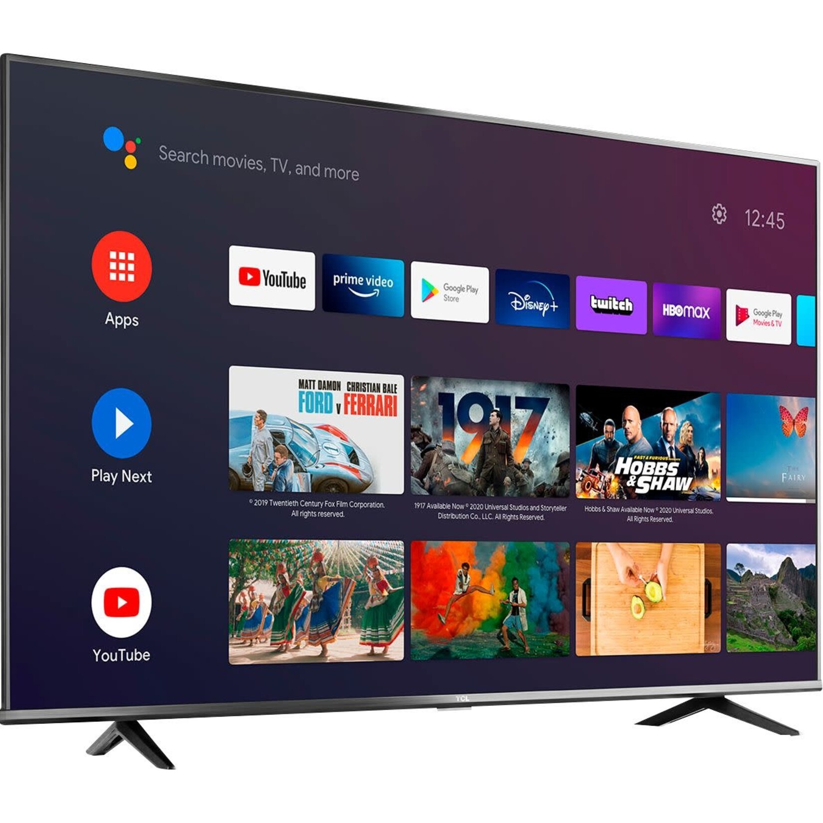 TCL - 75" Class 4 Series LED 4K UHD Smart Android TV