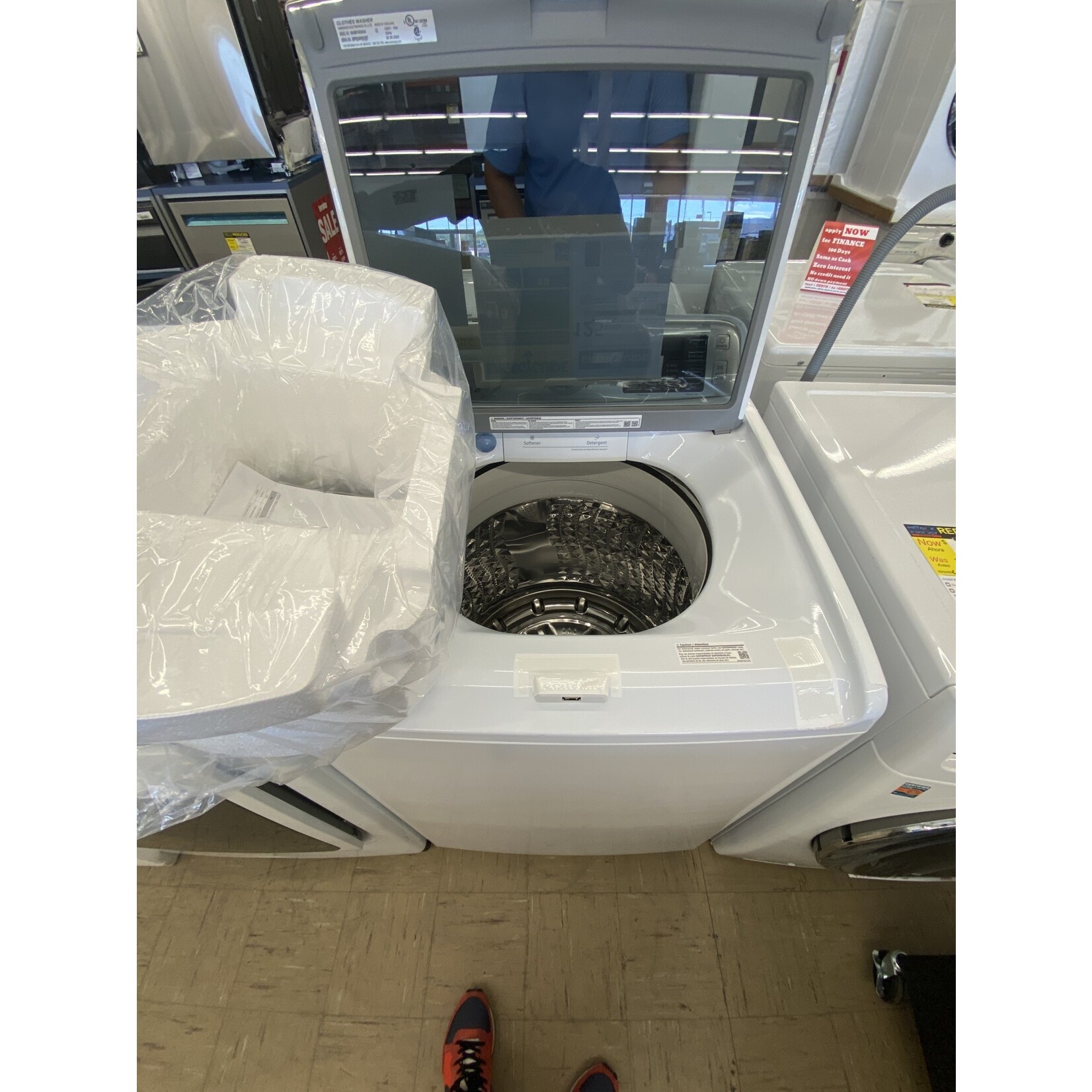 SAMSUNG WA50M7450AW Samsung 5.0 cf TL washer w/ VRT
