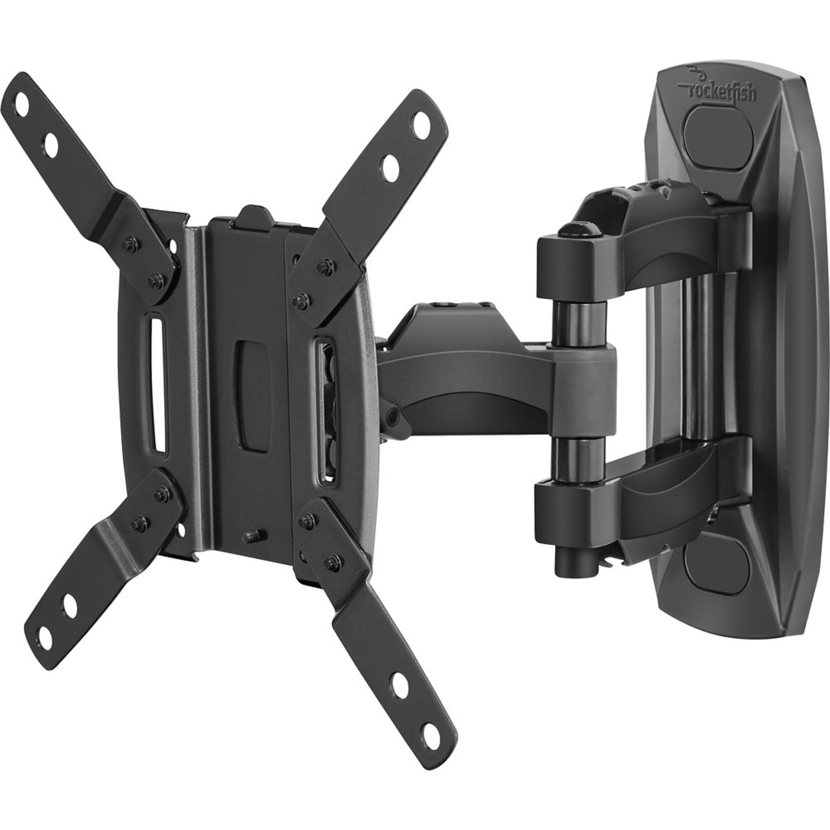 Rocketfish™ - Full-Motion TV Wall Mount for Most 19" - 39" TVs - Black