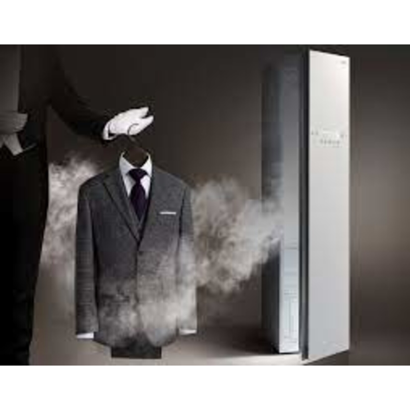 LG *S3WFBN Styler Steam Closet Smart Clothing Care System with Asthma & Allergy Friendly Sanitizer in White