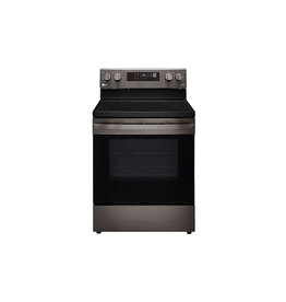 LG Electronics LREL6323D 6.3 cu. ft. Smart Fan Convection Electric Oven Range with Air Fry and EasyClean in PrintProof Black Stainless Steel