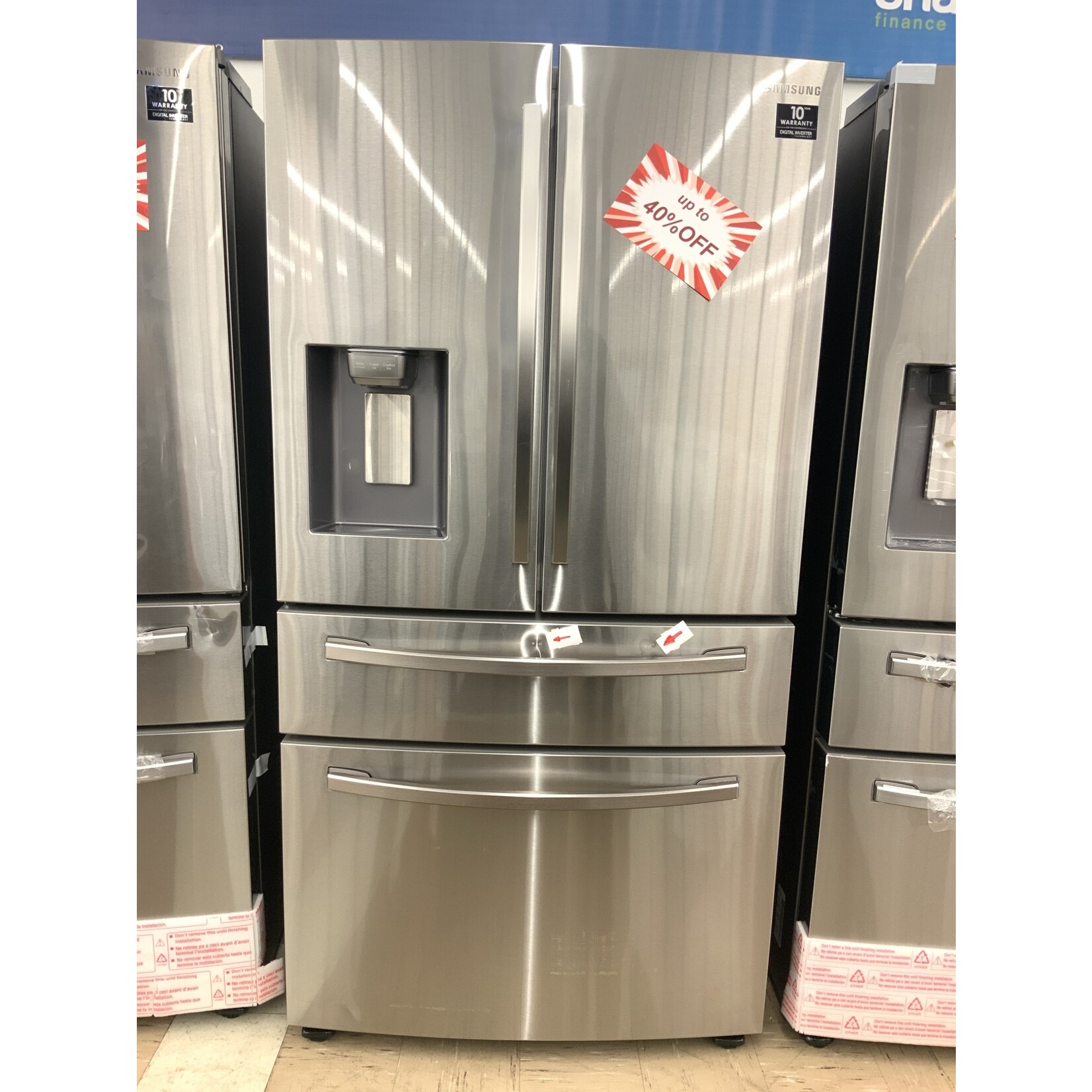 SAMSUNG Samsung 28.8 CU.FT 4.-DOOR FRENCH -D REFRIGERATOR IN FINGERPRINT SS