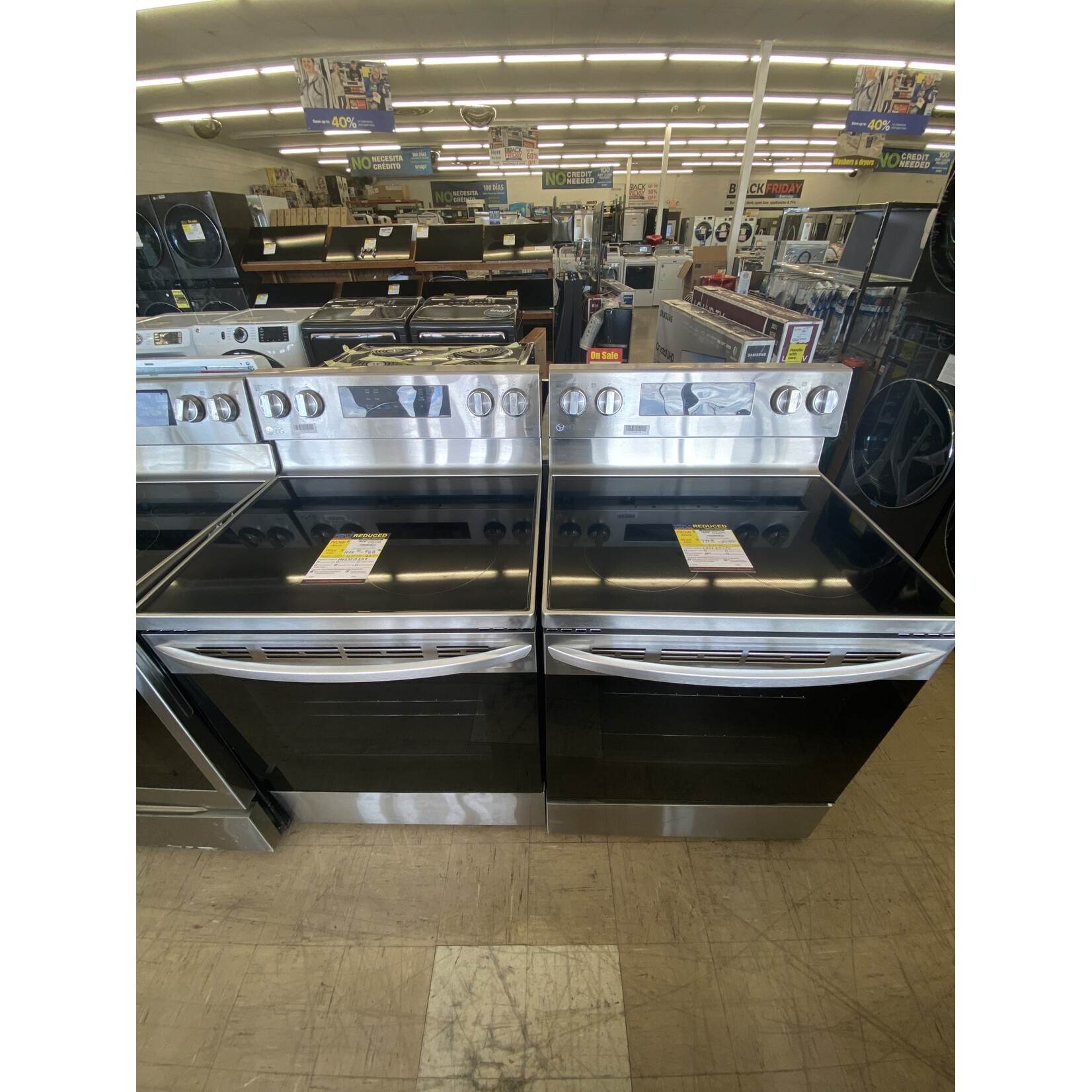 LG Electronics LREL6323S 6.3 cu. ft. Smart Wi-Fi Enabled Fan Convection Electric Oven Range with AirFry and EasyClean in Stainless Steel