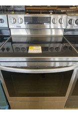 LG Electronics ck LREL6325F 6.3 cu. ft. Smart True Convection InstaView Electric Range Single Oven with Air Fry in Printproof Stainless Steel