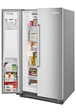 KRSF705HPS 36 in. W 24.8 cu. ft. Side by Side Refrigerator with Exterior Ice and Water in PrintShield Stainless Steel