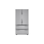 LG Electronics LMX528626S 27.8 cu. ft. 4 Door French Door Smart Refrigerator with 2 Freezer Drawers and Wi-Fi Enabled in Stainless Steel