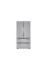 LG Electronics LMX528626S 27.8 cu. ft. 4 Door French Door Smart Refrigerator with 2 Freezer Drawers and Wi-Fi Enabled in Stainless Steel