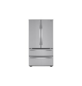 LG Electronics LMX528626S 27.8 cu. ft. 4 Door French Door Smart Refrigerator with 2 Freezer Drawers and Wi-Fi Enabled in Stainless Steel