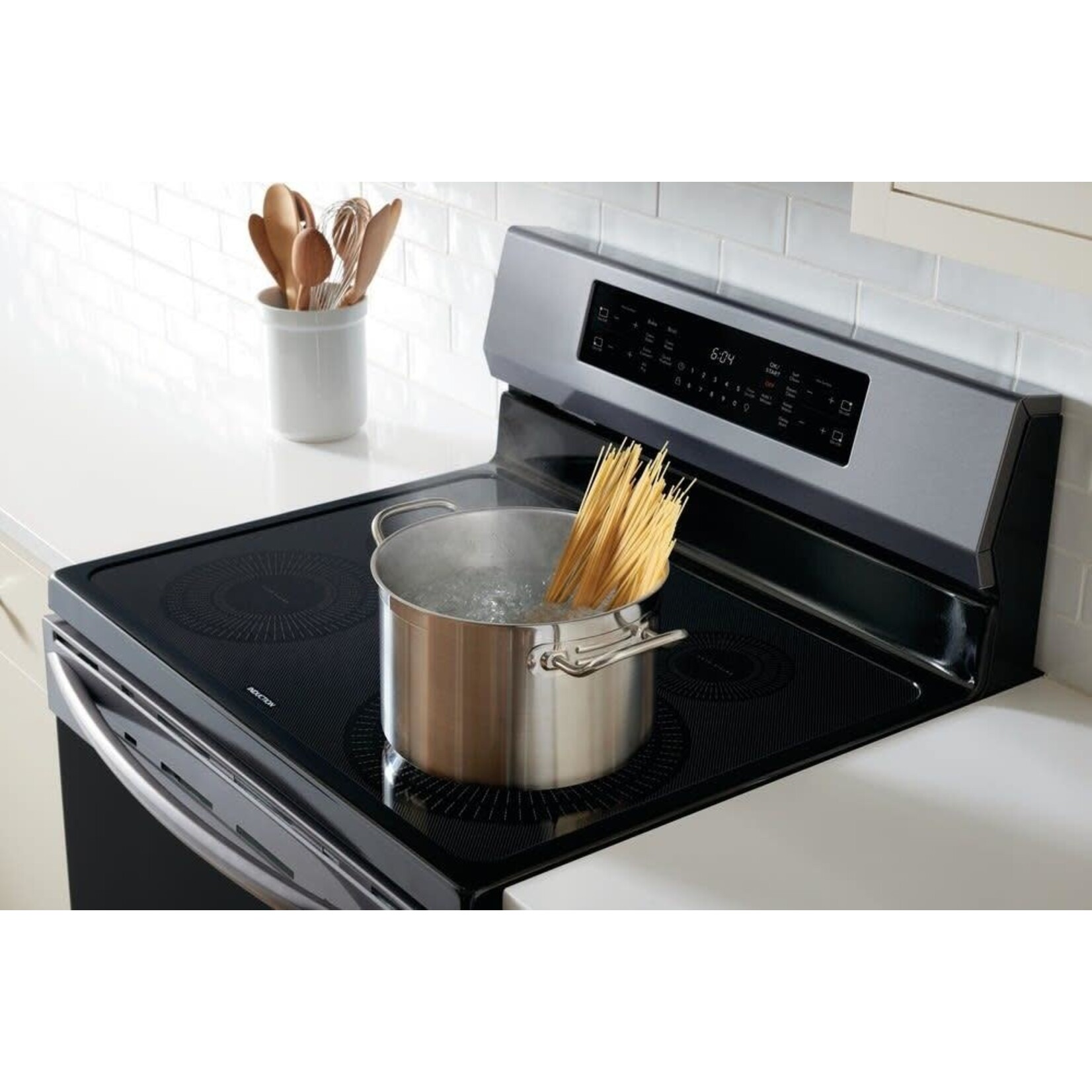 Frigidaire GCRI3058AF 30 in. 5.4 cu. ft. Induction Electric Range with Self-Cleaning Oven in Smudge-Proof Stainless Steel with Air Fry