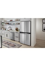 WHIRLPOOL WRQA59CNKZ  36 in. 19.4 cu. ft. 4-Door French Door Refrigerator in Fingerprint Resistant Stainless Steel, Counter Depth