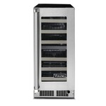 Viking *VWUI5150GRSS   Viking 15 Inch Wide 35 Can Capacity Energy Star Rated Beverage Center with Right Hinging Door