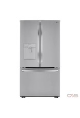 LG Electronics LRFWS2906S 29 cu. ft. 3-Door French Door Refrigerator in PrintProof Stainless Steel with Water Only Dispenser
