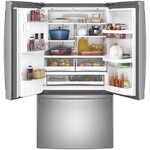 GE #GFE28GYNFS - GE® 27.7 cu. ft. French Door Refrigerator in Fingerprint Resistant Stainless Steel, ENERGY STAR