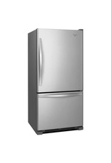 WRB322DMBM WHR No Frost Bottom-Free Standing Refr Frez - E-STAR, 22 CU FT, FACTORY INSTALLED ICE