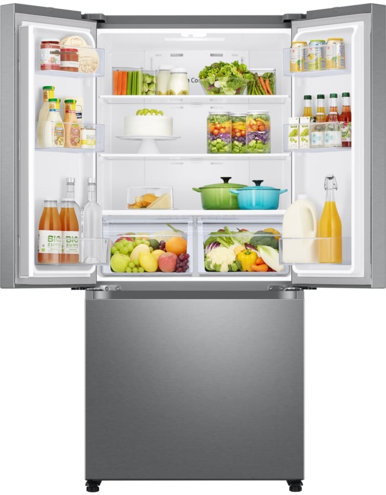 SAMSUNG RF18AS101SR 18 cu. ft. Smart Counter Depth 3-Door French Door Refrigerator