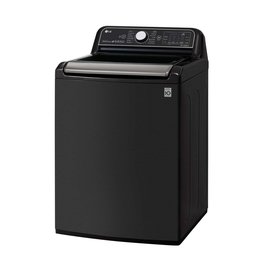 LG Electronics 5.5 cu. ft. HE Mega Capacity Smart Top Load Washer with TurboWash3D and Wi-Fi Enabled in Black Steel, ENERGY STAR