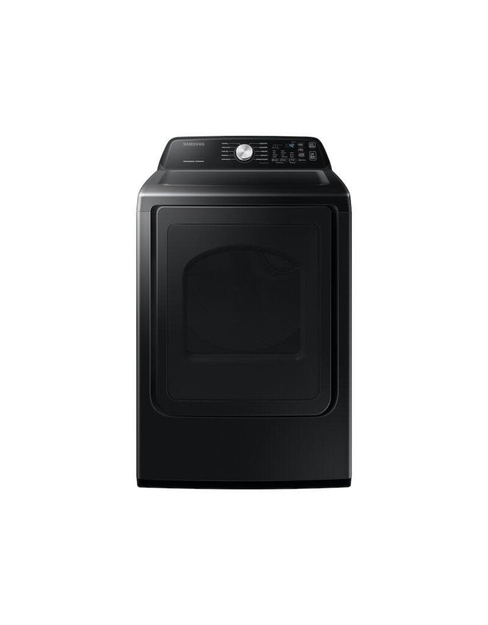 SAMSUNG DVE50R5200V 7.4 cu. ft. Brushed Black Electric Dryer with Sensor Dry