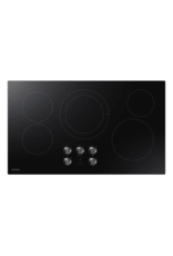 WHIRLPOOL WCE55US6HB 36 in. Radiant Electric Ceramic Glass Cooktop in Black with 5 Elements including a Dual Radiant Element