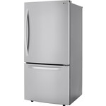 LG Electronics #LRDCS2603S LG - 25.5 Cu. Ft. Bottom-Freezer Refrigerator with Ice Maker - Stainless Steel