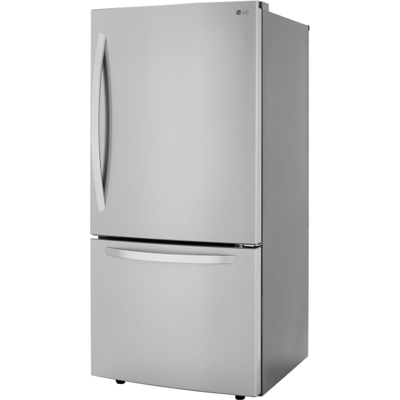 LG Electronics #LRDCS2603S LG - 25.5 Cu. Ft. Bottom-Freezer Refrigerator with Ice Maker - Stainless Steel