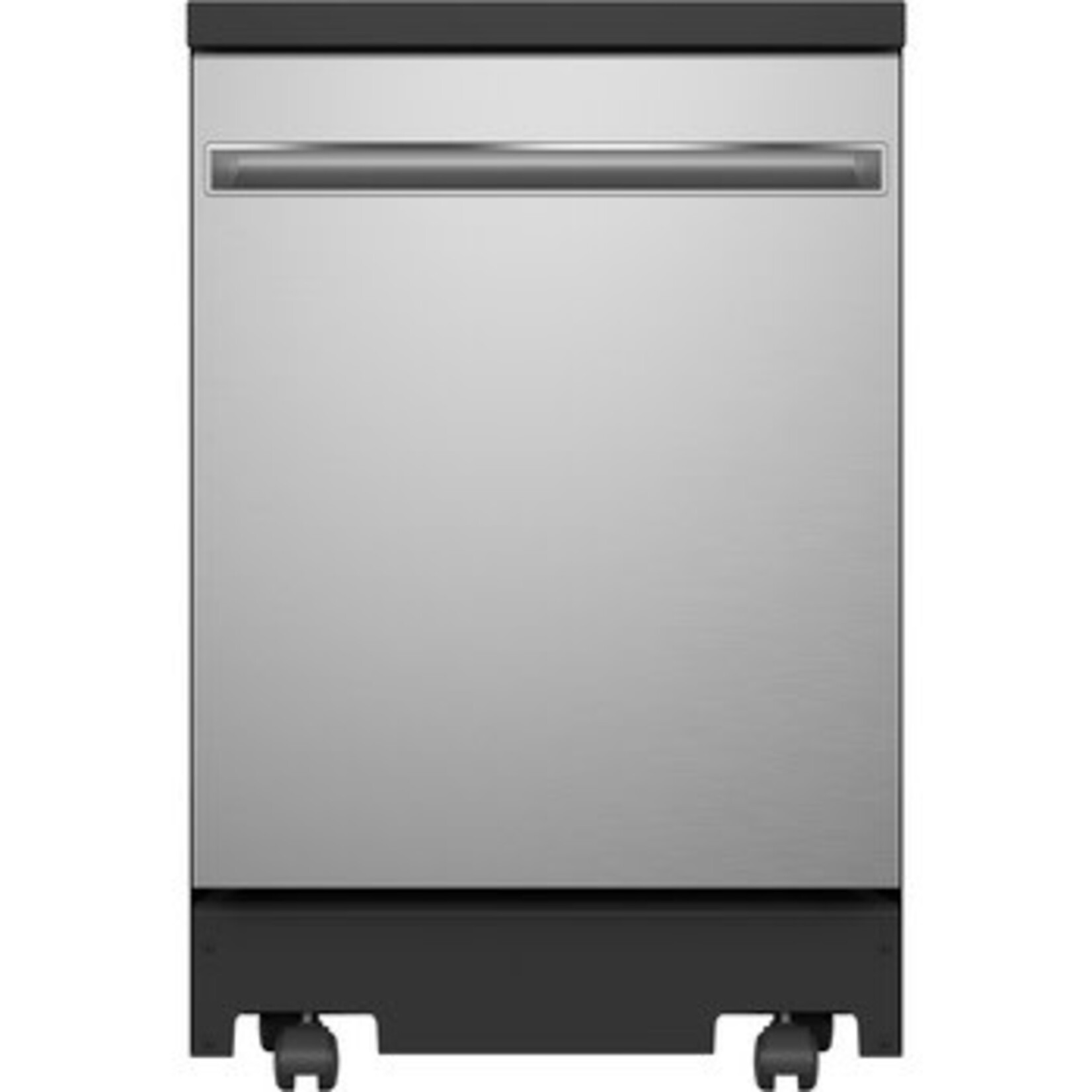 GE GPT225SSLSS 24 in. Stainless Steel Portable Dishwasher 120-Volt with 12 Place Settings Capacity and 54 dBA