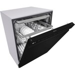 LG Electronics LG - 24" Front-Control Built-In Dishwasher with Stainless Steel Tub, QuadWash, 48 dBa - Black (CPS OEN YAAT WARRANTY)