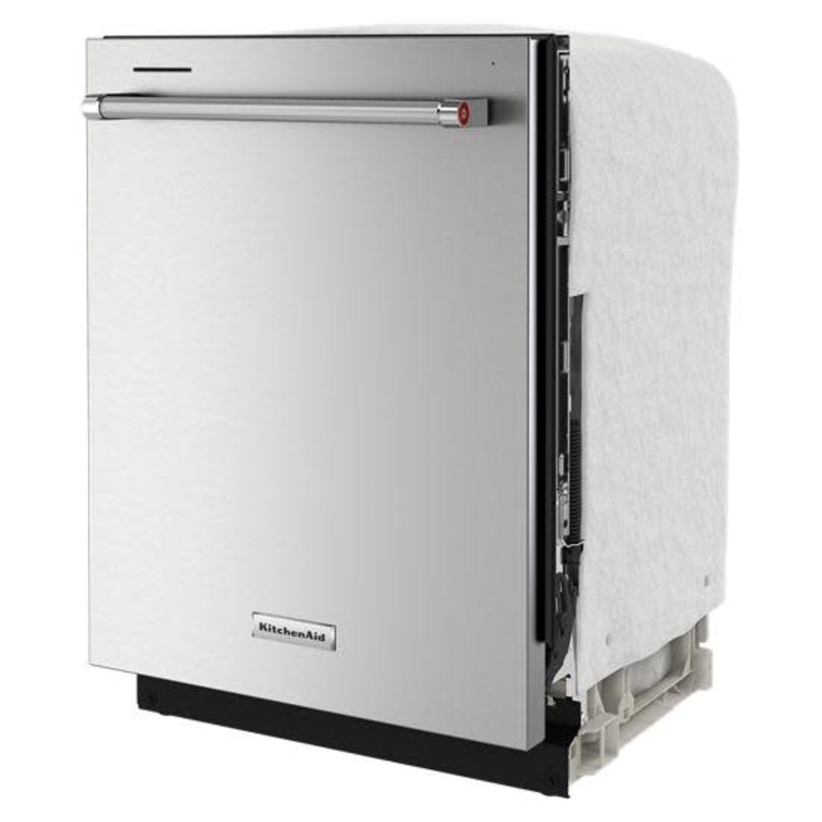 KitchenAid #KDTM404KPS 24 in. Top Control Built-In Tall Tub Dishwasher in PrintShield Stainless with Stainless Steel Tub and Third Level Rack