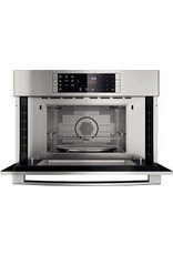 BOSCH HMC80152UC  800 Series 30 in. 1.6 cu. ft. Built-In Convection Speed Microwave in Stainless Steel with SpeedChef Cooking