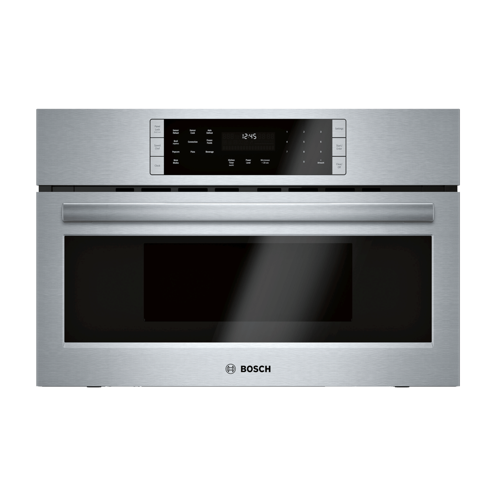 BOSCH #HMC80152UC Bosch  800 Series 30 in. 1.6 cu. ft. Built-In Convection Speed Microwave in Stainless Steel with SpeedChef Cooking