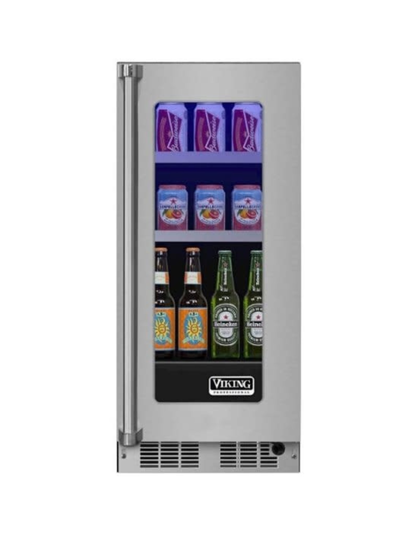 viking VBUI5150GRSS Viking - Professional 5 Series 5-Bottle and 35-Can Beverage Cooler - Stainless steel