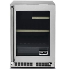 viking Ck.VRUI5240GRSS 24 Inch Undercounter Refrigerator with 20 Wine Bottle Capacity, Dynamic Cooling Technology, Slide-Out Convertible Shelf to Store Beverages, Food or Wine, Door Ajar Alarm, Integrated Controls, Sabbath Mode, and Star-K Certified: Right Hinge