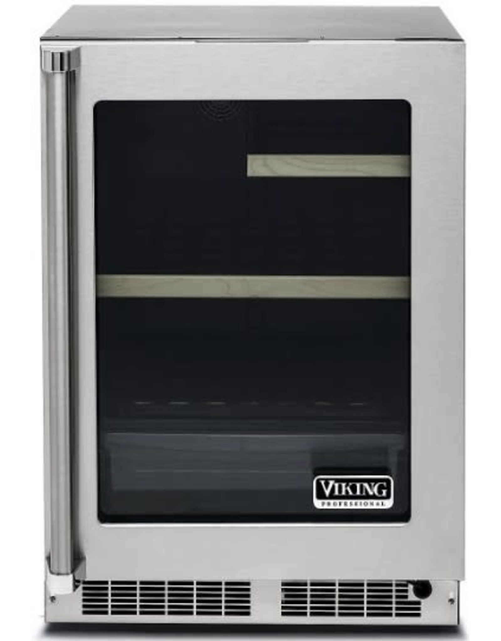 viking Ck.VRUI5240GRSS 24 Inch Undercounter Refrigerator with 20 Wine Bottle Capacity, Dynamic Cooling Technology, Slide-Out Convertible Shelf to Store Beverages, Food or Wine, Door Ajar Alarm, Integrated Controls, Sabbath Mode, and Star-K Certified: Right Hinge