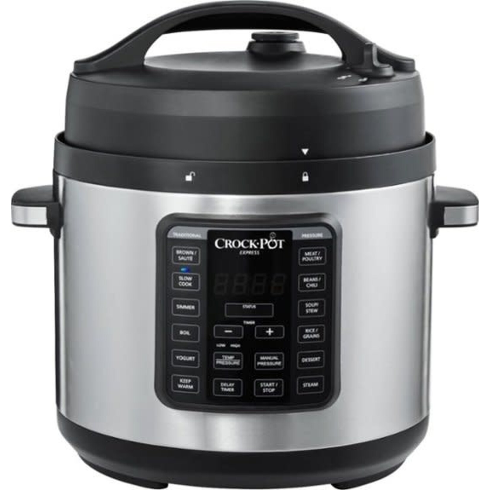 Crock-Pot® Ck. 100467 Crock-Pot Express Easy Release | 6 Quart Slow, Pressure, Multi Cooker, 6QT, Stainless Steel