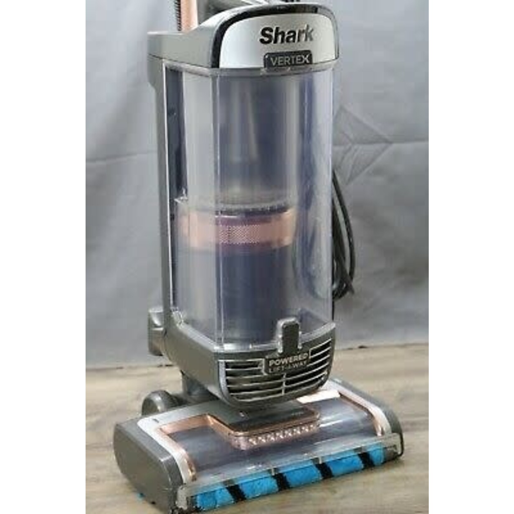 Shark Shark Vertex DuoClean PowerFin Upright Vacuum with Powered Lift-Away and Self-Cleaning Brushroll - Rose Gold