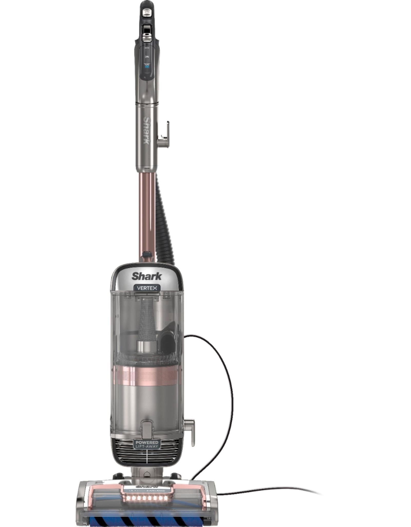 SHARK Shark Vertex DuoClean PowerFin Upright Vacuum with Powered Lift-Away and Self-Cleaning Brushroll - Rose Gold